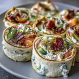 Smoked Salmon Cucumber Pinwheels
