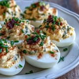 Creamy sweet pickle relish deviled eggs, a zesty appetizer perfect for any gathering.