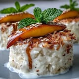 Creamy Coconut Mango Sticky Rice Cups dessert, perfect for a sweet, tropical treat.