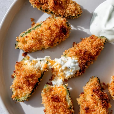 Crispy Jalapeño Cheese Poppers