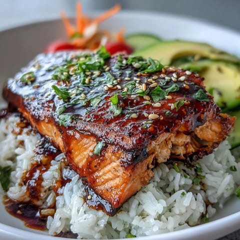 15-Minute Teriyaki Salmon Bowl