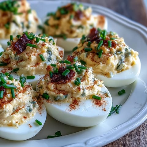 Creamy sweet pickle relish deviled eggs, a zesty appetizer perfect for any gathering.