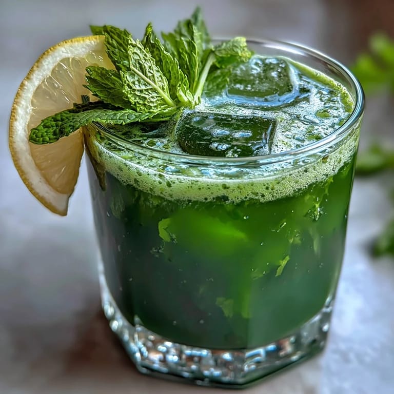 A pitcher of Celery Ginger Lemon Juice next to fresh celery and ginger, ready to be served chilled.
