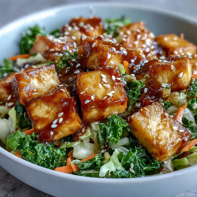 Crispy tofu and vibrant vegetables stir-fried together for a healthy, vegan egg roll in a bowl with rich umami flavors.  