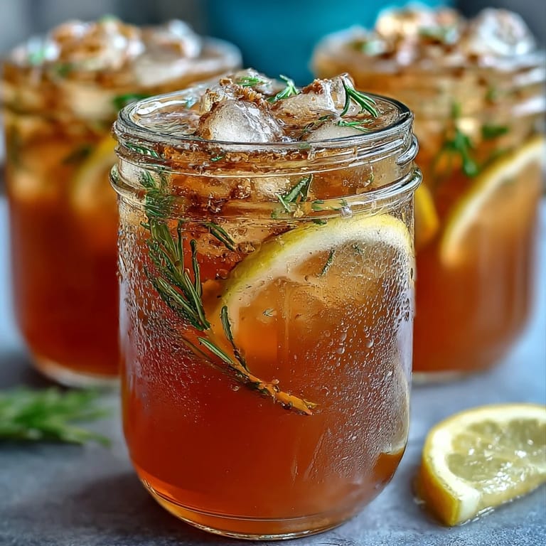 Floral lavender honey lemonade in a glass pitcher, surrounded by fresh lemons and lavender blooms, offering a fragrant, sweet-tart refreshment.