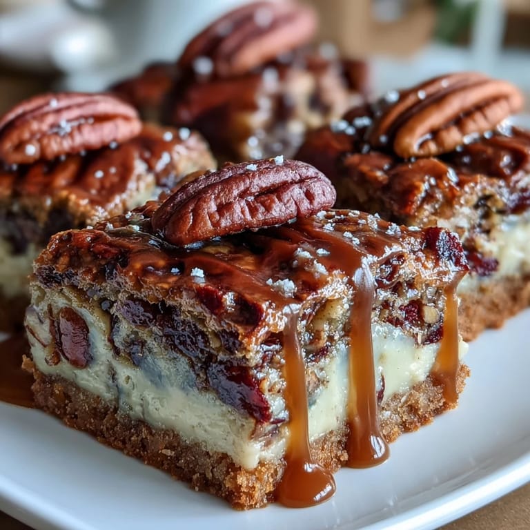 Decadent Southern pecan pie bars with bourbon glaze, featuring a golden shortbread crust and crunchy toasted pecans, perfect for Derby Day celebrations.