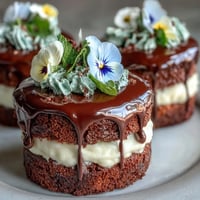 Vibrant Spring Floral Drip Cake with Lemon Frosting, adorned with edible flowers and white chocolate ganache.