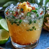 Vibrant Pineapple Jalapeño Agua Fresca, a refreshing Mexican sip bursting with fruit and spice.